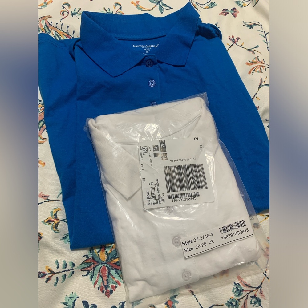 Woman Within Polo Shirt